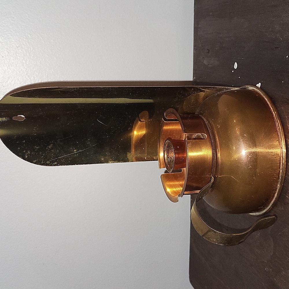 Vintage Copper and Brass Candle Holder